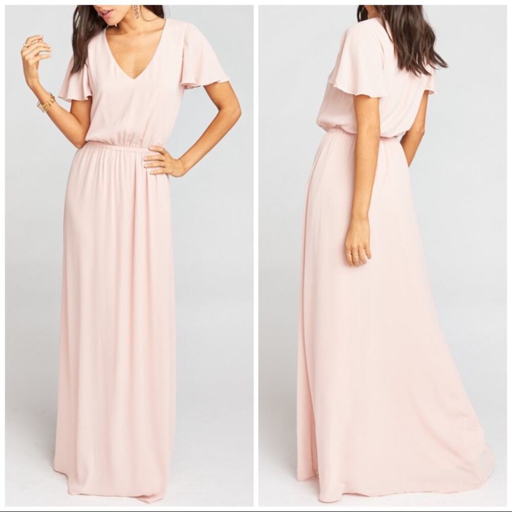 Show Me your Mumu Michelle Flutter Maxi Dress